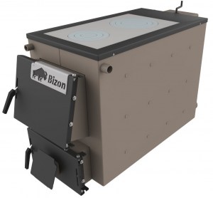 Котел твердотопливный с варочной поверхностью Bizon 20 кВт